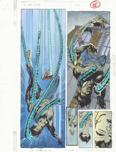 Spectacular Spider-Man #220 p.15 Color Guide Art - Doctor Octopus by John Kalisz