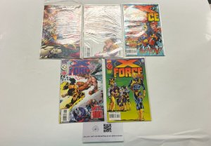 5 X-Force Marvel Comics Books #44 46 47 48 50 61 LP2