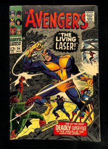 Avengers #34 1st Appearance Living Laser!