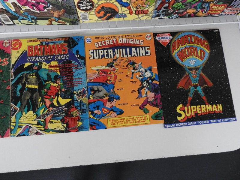 Huge Lot Treasury Edition Comics (30) W/Spidey, Thor, Hulk, Batman+ Avg VG+ Cond