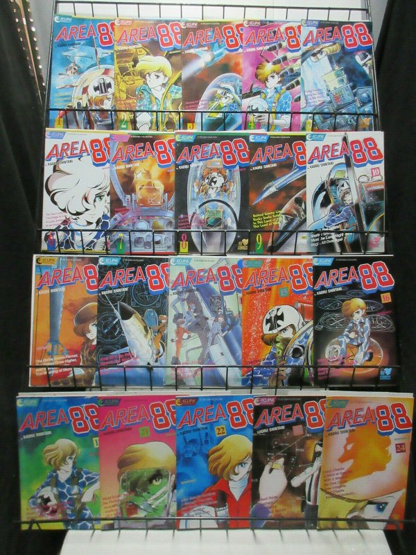 Area 88 (Eclipse 1987) #1-40 Lot of 30Diff Top Gun Drama! SNES UN Squadron!