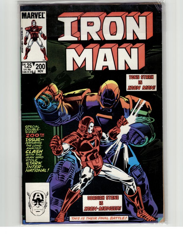 Iron Man #200 (1985) Iron Man