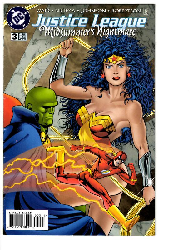 3 Justice League Midsummer's Nightmare Comic Books # 1 2 3 Batman Superman BH13 