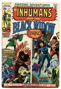 Amazing Adventures #3 1970- INHUMANS- BLACK WIDOW- G