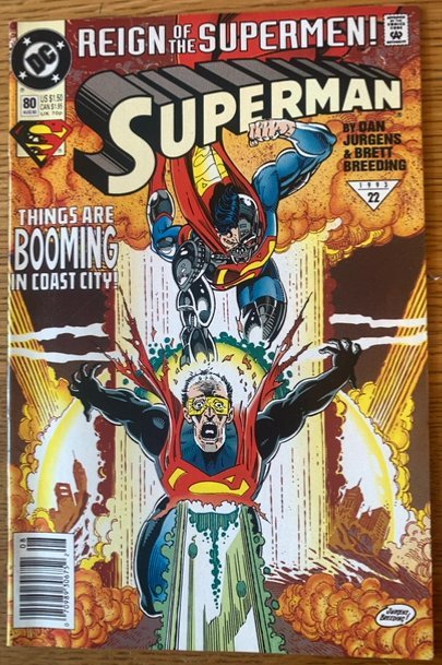 Superman #80 (1993) Cyborg Superman 