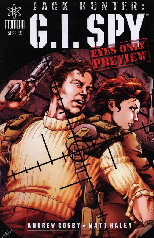 Jack Hunter: G.I. Spy Ashcan #1 FN ; Atomeka