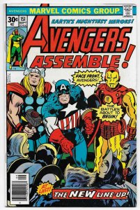 Avengers #151 | New Line-Up | Moondragon | Hellcat (Marvel, 1976) FN