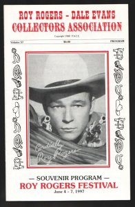 Roy Rogers-Dale Evans Festival Program Book #57 1997Harry Carey Jr.-Johnny Crawf
