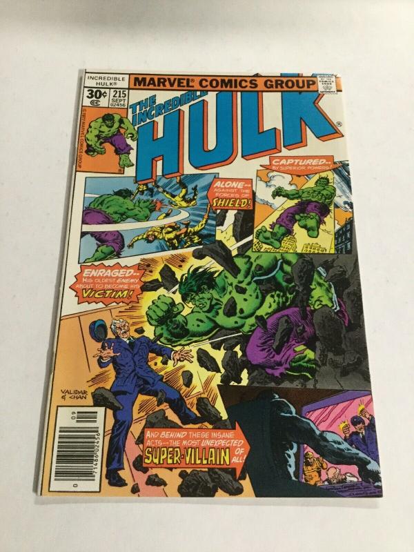 Incredible Hulk 215 Nm Near Mint Marvel Comics