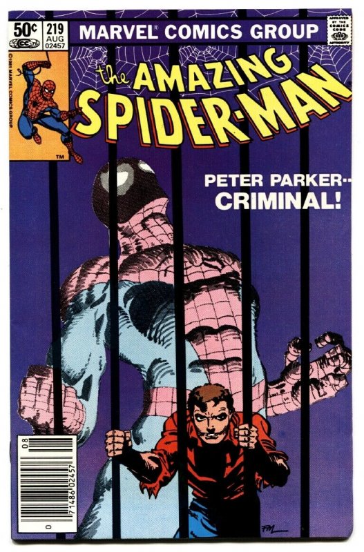 AMAZING SPIDER-MAN #219 comic book-1981-MARVEL nm-