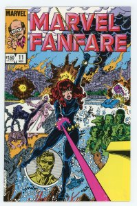 Marvel Fanfare #11 George Perez Black Widow 1st Iron Maiden NM