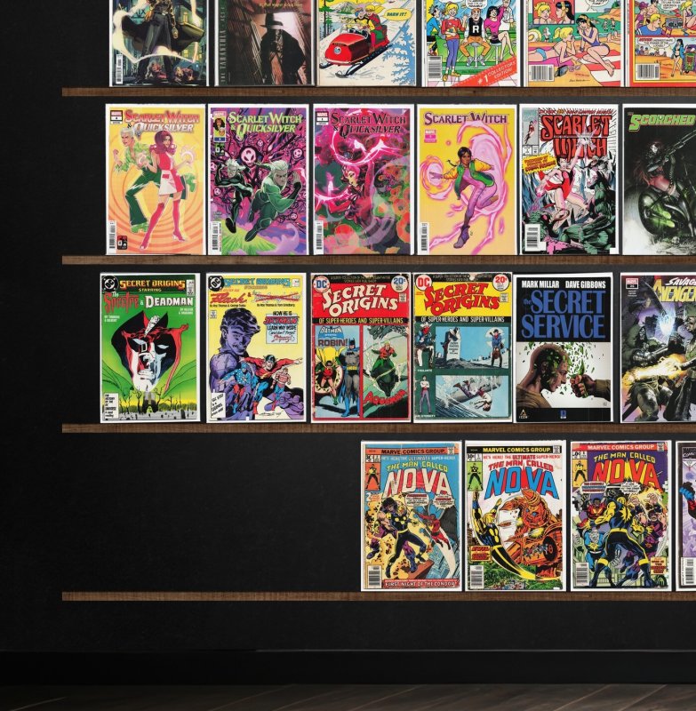 Huge Lot 140+ Comics with Nova, Secret Avengers, Secret Origins & More!