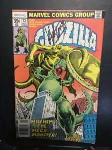 Godzilla #13  (1978) Mid grade signed Herb Trimpe with certificate! VG/FN Wow