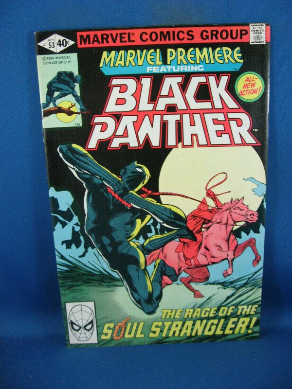 MARVEL PREMIERE 53 VF+ BLACK PANTHER 1980