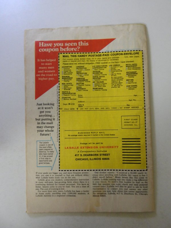 The Avengers #110 (1973) VG condition moisture damage