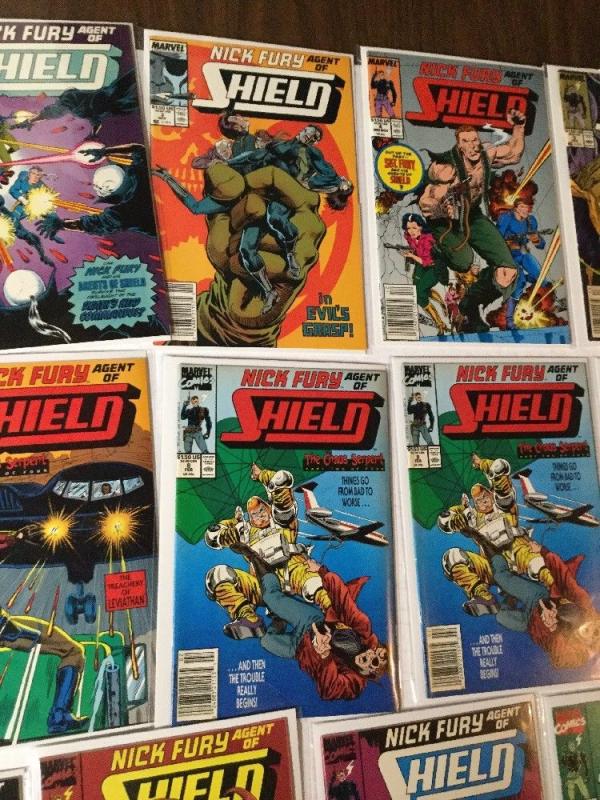 Nick Fury Agent Of Shield 1 2 3 4 5 6 U 8 9 10 11 12 16 17 Very Fine 8.0 Or +