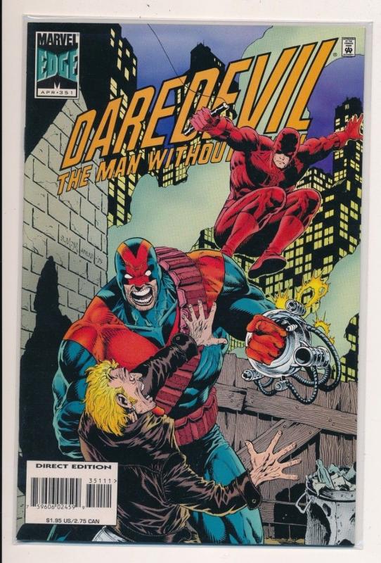 Marvel Edge Comics DAREDEVIL #351 ~ 1996 VF/NM (HX812)