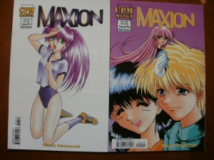 2 Near-Mint CPM Manga MAXION #13 #15 (2000 2001) Takebayashi (Mature Reader) Art