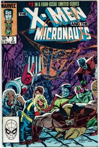 X-Men and The Micronauts #3 Chris Claremont Jackson Guice NM