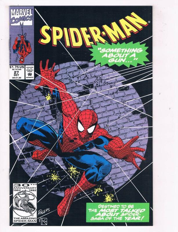 Spider-Man #27 NM Marvel Comics Comic Book Oct 1992 DE41 AD18