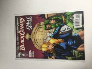 Black Canary #4 (2007) Near Mint     (Nm03)