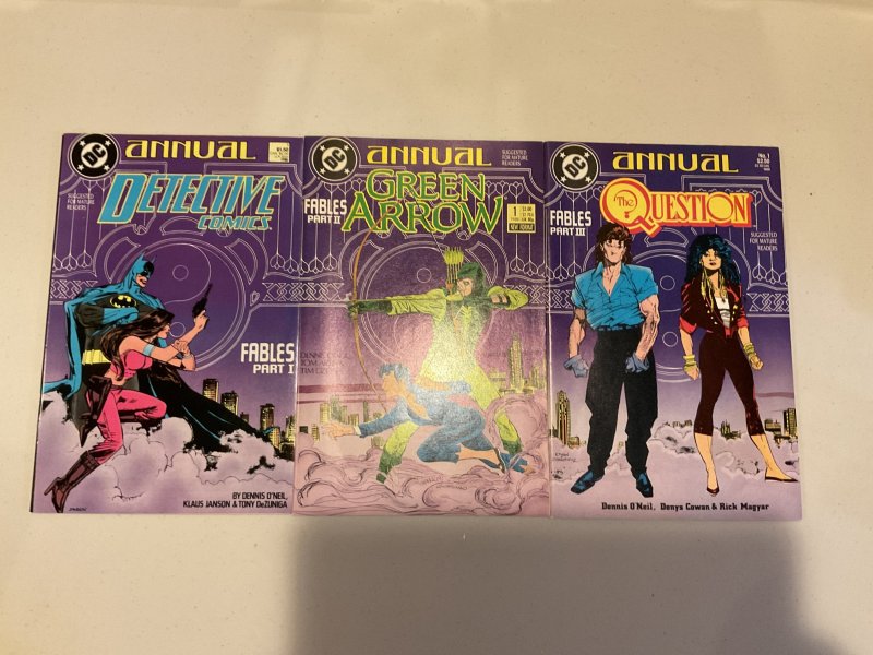 Question by Denny O’Neil Complete Set 1-37 + Annuals + Quarterlies + Signed #1!