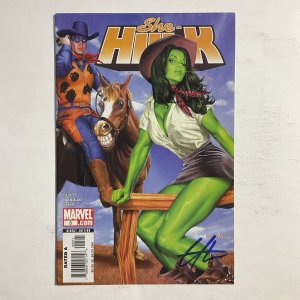 She-Hulk 5 2006 Signed by Greg Horn Marvel NM near mint