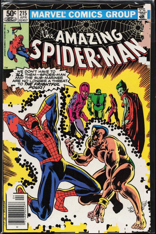 The Amazing Spider-Man #215 (1981) Spider-Man