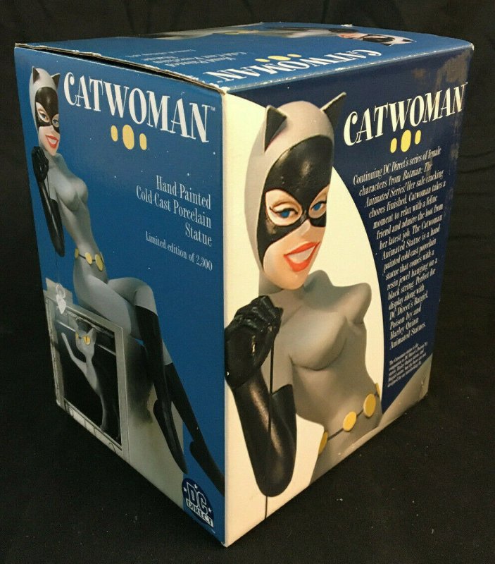 DC DIRECT CATWOMAN ANIMATED STATUE TY TEMPLETON MIB LIMITED EDITION # 1362/2300