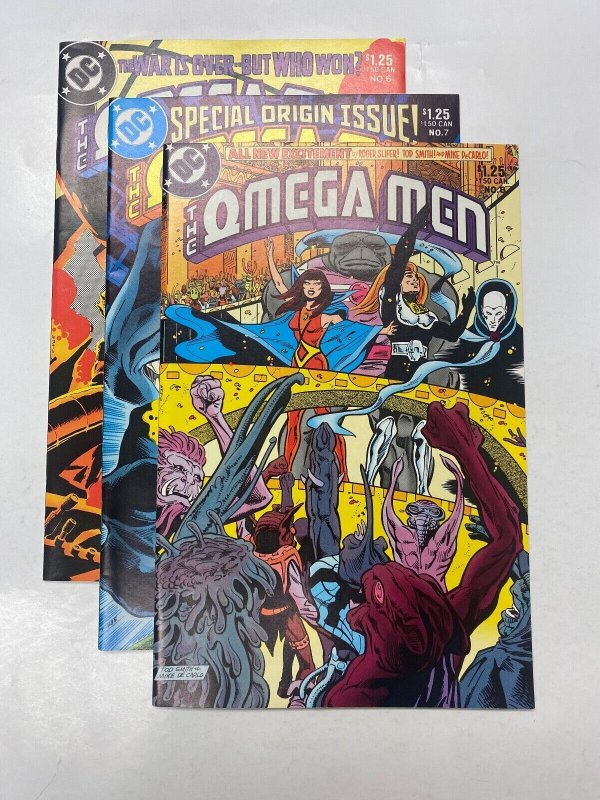 3 The Omega Men DC comic books #6 7 8 37 KM12