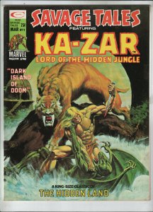 Savage Tales #9 vf- to vf