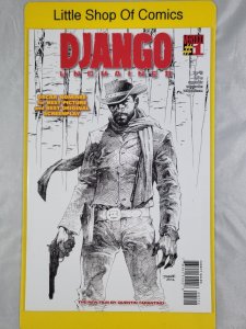 Django Unchained #1 2nd Print Jim Lee Sketch Variant 2013 Vertigo