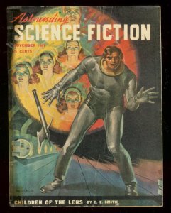 PULP:  ASTOUNDING SCIENCE-FICTION NOV 1947-L RON HUBBARD-good/very good G/VG