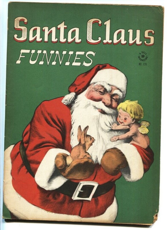 SANTA CLAUS FUNNIES #128 1946-DELL-FOUR COLOR-VG-