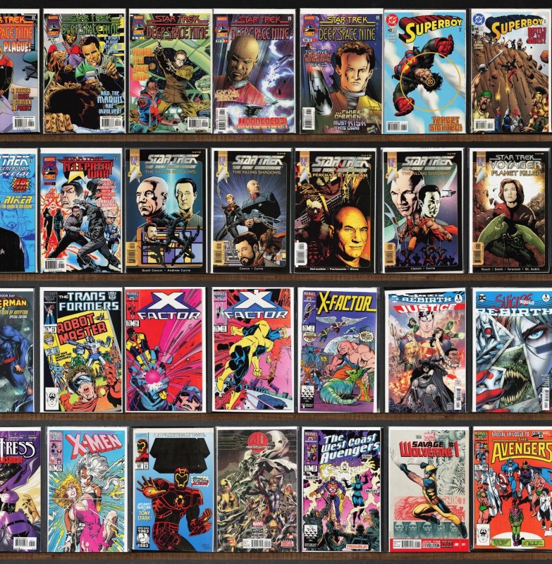 Huge Lot 140+ Comics with West Coast Avengers, Spawn, Superboy & More!