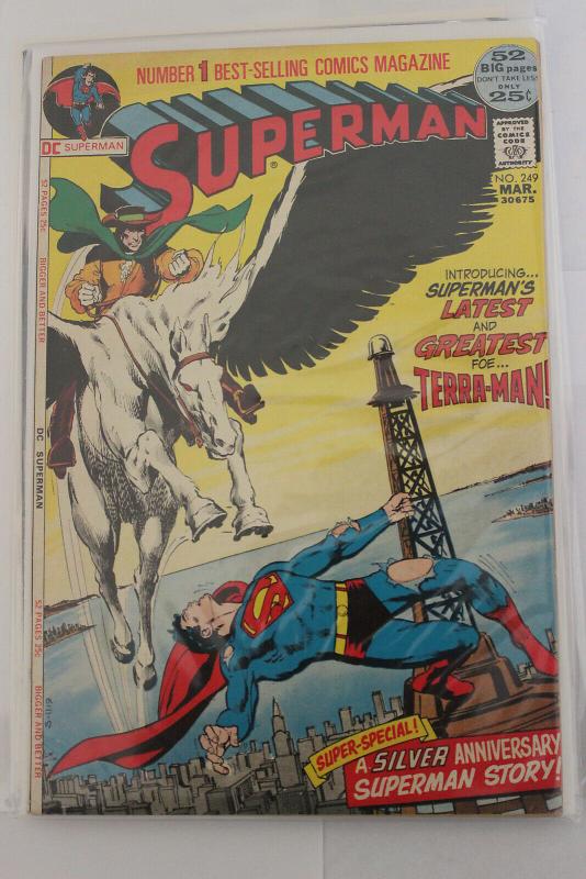 Superman #249 (March 1972, DC) VF
