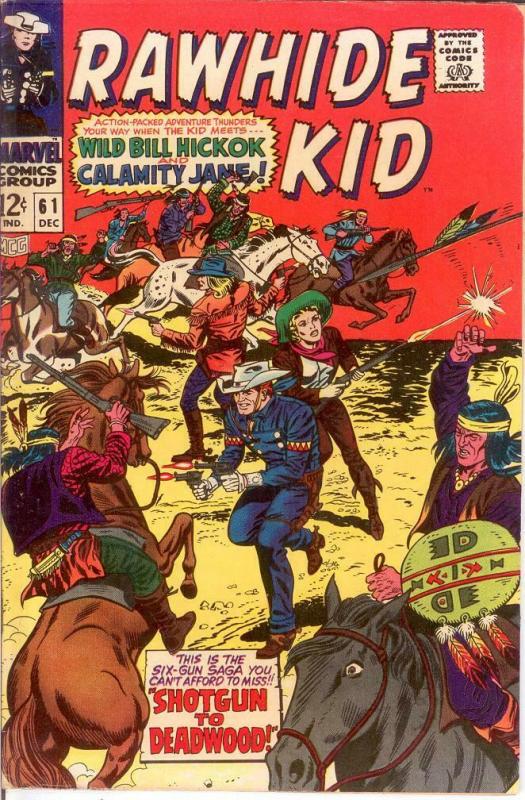 RAWHIDE KID (1960-1979) 61 VG-F Dec. 1967 COMICS BOOK