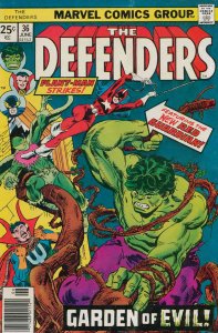 Defenders, The #36 VF ; Marvel | Steve Gerber Hulk Red Guardian