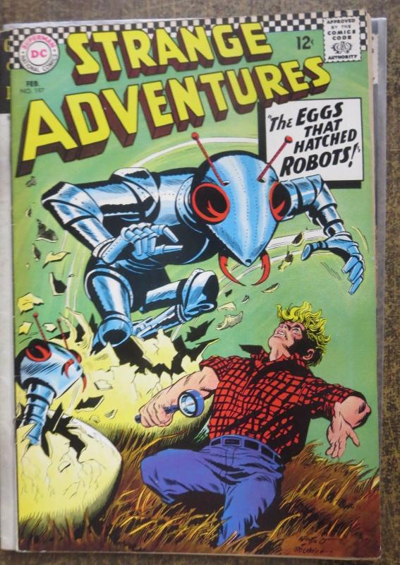 STRANGE ADVENTURES #197 (DC, 2/1967) F-VF Infantino cover!