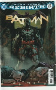 Batman Rebirth  22 Lenticular Cover NM 2016 Series G2