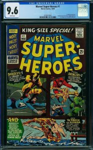 Marvel Super-Heroes King-Size Special (1966) CGC NM+ 9.6