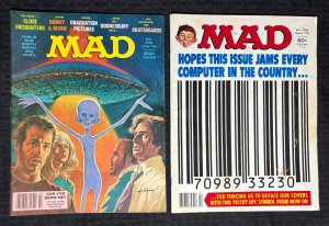 1978 MAD Magazine #198 & 200 (Grade VG-/VG+) Close Encounters / Barcode LOT of 2