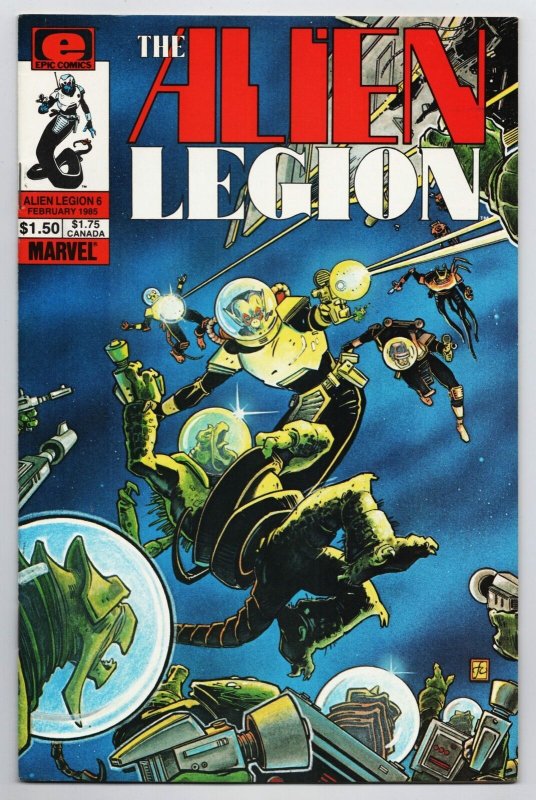 Alien Legion #6 (Epic/Marvel, 1985) FN 