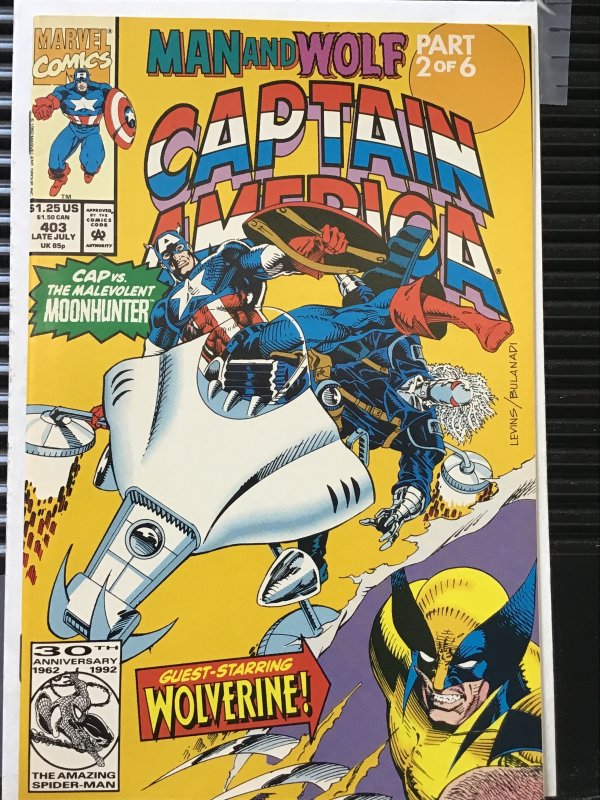 Captain America #403 Direct Edition (1992)