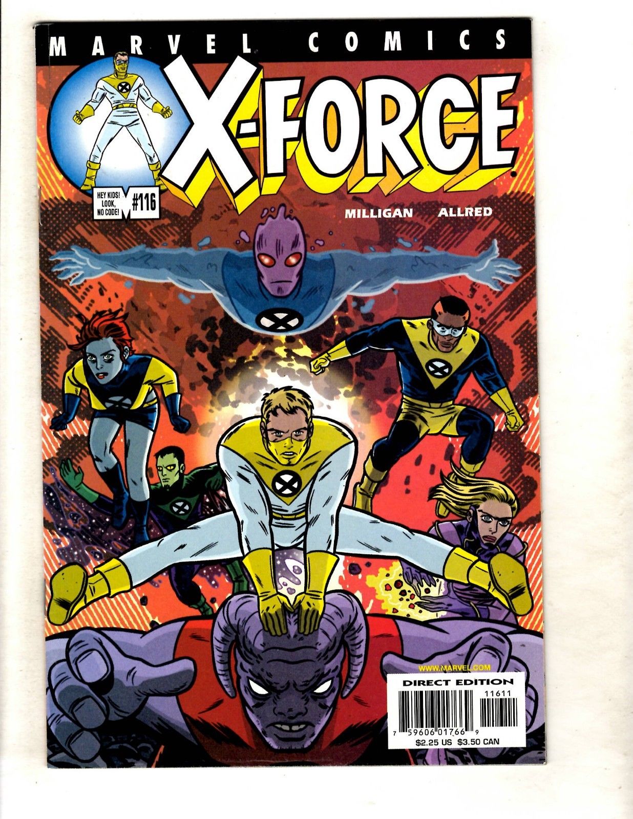 X Force 116 Nm 1st Print Marvel Comic Book 1st Doop Zeitgeist Allred Xmen Mf19 Hipcomic