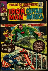 Tales of Suspense #62 1965- Iron Man- Captain America- Mandarin FN+