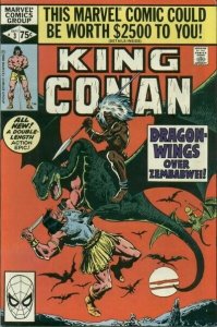 King Conan #3 Marvel Comics 09/80 (VF 8.0/Stock Photo)