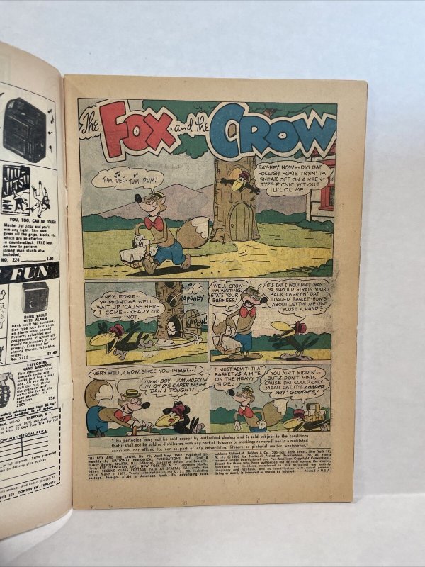 The Fox And The Crow #73 1962 DC