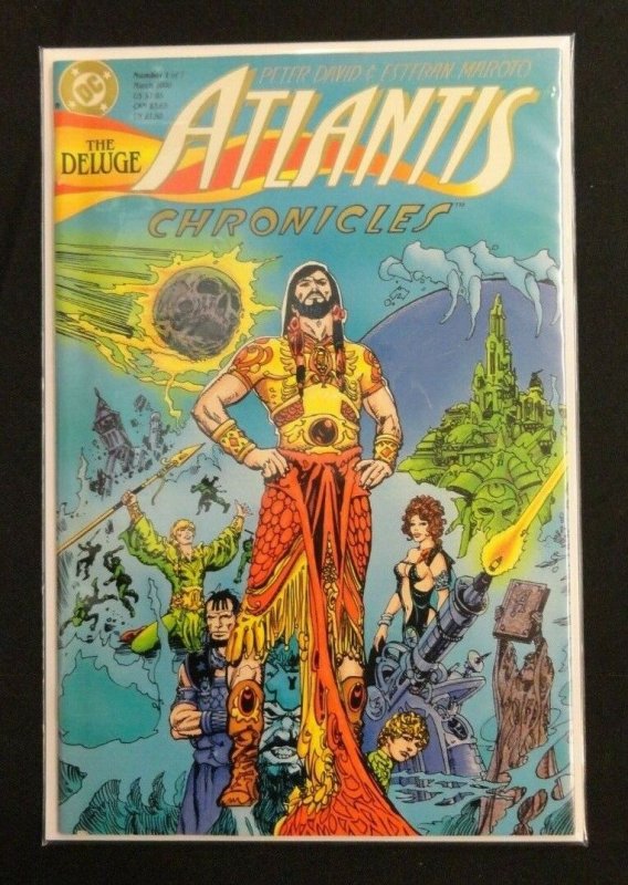 Atlantis Chronicles #1-7 1 2 3 4 5 6 7 Complete Set Origin Aquaman Peter David  