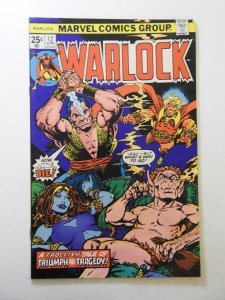 Warlock #12 (1976) VG+ Condition moisture stain fc
